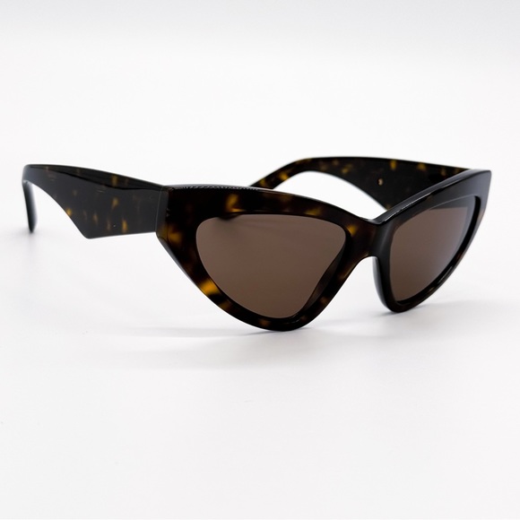 NEW DOLCE&GABBANA DG4439 502/73 WOMEN SUNGLASSES BROWN HAVANA CAT EYE EYEWEAR - Picture 5 of 11